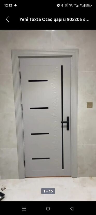 Otaq qapıları: Qonaq otağı üçün Yeni Otaq qapısı 90x205 sm Naliçnik ilə, Zəmanətli, Ödənişli quraşdırma, Pulsuz çatdırılma -da lalafo.az — 11 Otaq qapıları: Qonaq otağı üçün Yeni Otaq qapısı 90x205 sm Naliçnik ilə, Zəmanətli, Ödənişli quraşdırma, Pulsuz çatdırılma — 11