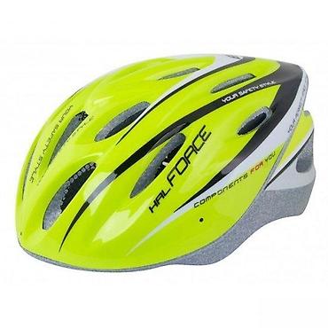 elzett 751: KACIGA FORCE HAL, FLUO-CRNA, S/M | 19 rupa, sadrži beli i crni — 3