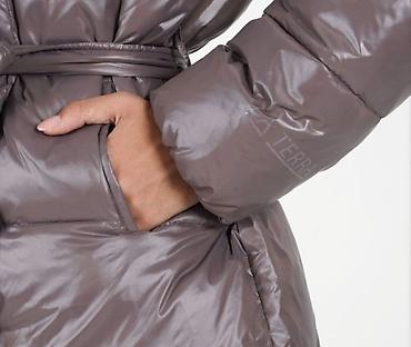cntmp apparel jacket: Ženska zimska jakna/puffer kaput – sedefasto siva. LA TERRA, VEL S M — 10