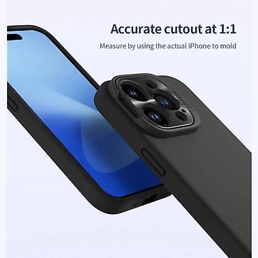 Maske i futrole za telefone: Maska Nillkin Lens Wing Magnetic za iPhone 15 Pro 6.1 plava. Uz brzu — 13