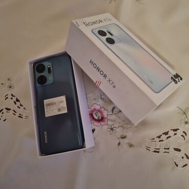 basofka qiymeti: Honor X7a, 128 GB, rəng - Göy, İki sim kartlı