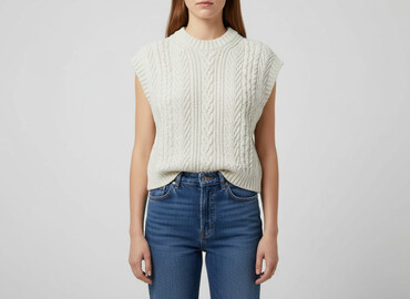 sweter akryl: H&M, Sweter damski, rozmiar L