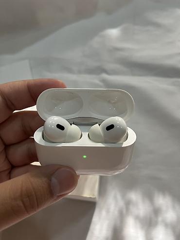 p9 pro max: Беспроводные вакуумные наушники, Apple, AirPods Pro 2, Б/у — 2