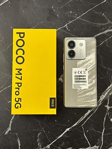 Poco M7 Pro 5G, 256 GB, rəng - Gümüşü, Zəmanət lalafo.az -da Poco M7 Pro 5G, 256 GB, rəng - Gümüşü, Zəmanət