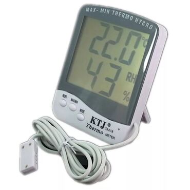 цифровой инфракрасный термометр: Termometr KTJ şunurlu Evin ve çölün temperaturunu göstərir Hər növ