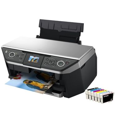 продам принтер бу: Epson МФУ RX690 принтери сатылат Требует не большой ремонт. Цена