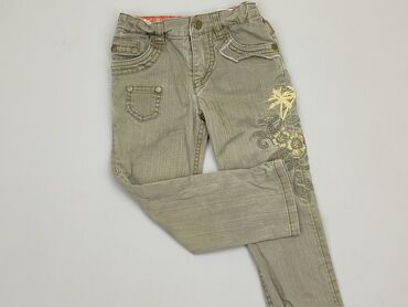 jeans khaki: Spodnie jeansowe, 2-3 lat, 98, stan - Dobry