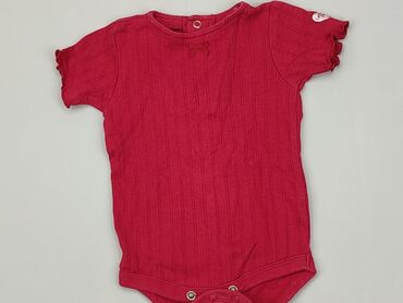 czerwone body niemowlęce: Body, 3-6 m, 
stan - Dobry
