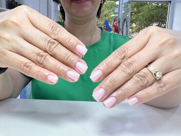 Manikür, pedikür: Tipsi qaynaq 10-15 AZN ♥️ Təsviri: - Klassik, fransız və modern — 11