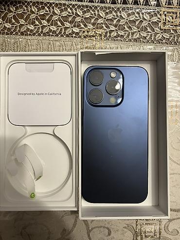 samsun a17: IPhone 15 Pro, 256 GB, Blue Titanium, Face ID — 1