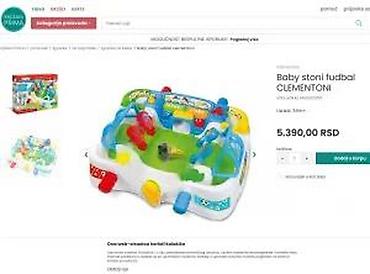 Dečije sportske igračke: Baby stoni fudbal Clementoni - Interaktivni sto za fudbal namenjen — 8