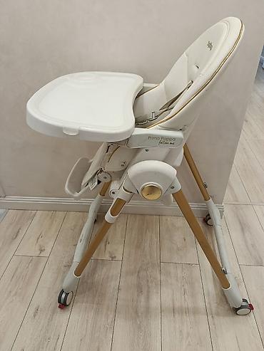 peg: Стульчик для кормления Peg Perego Prima Pappa Follow Me, цвет белый с — 5