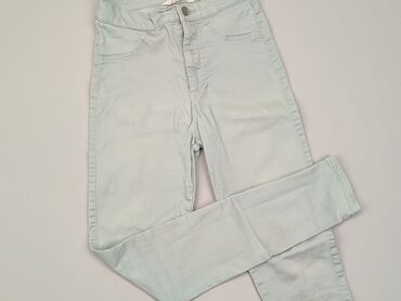 grey jeans: Spodnie jeansowe, H&M, 12 lat, 146/152, stan - Dobry