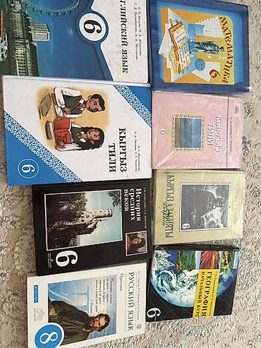 Китептер жана журналдар: Подборка школьных учебников (разные предметы, 6–8 классы). Состав на — 2