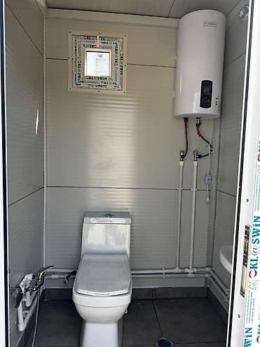 Konteyner Kontteyner 2 kabinali WC konteyneri Şəkildə gorduyunuz