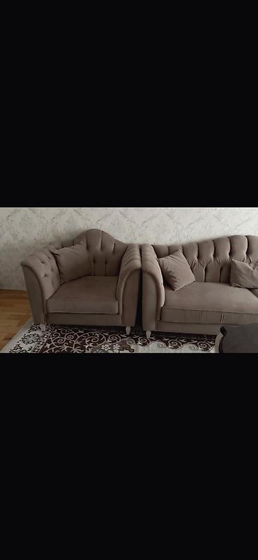 divan koşesi: Divan, 2 kreslo. çox keyfiyyətlidir yeni alınıb — 2