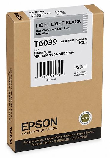 Картриджи: №: 10661 Məhsulun adı: Kartric Epson C13T603900 Light Light Black — 1