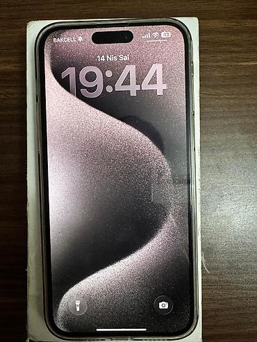IPhone 15 Pro Max, 256 GB, White Titanium, Face ID lalafo.az -da IPhone 15 Pro Max, 256 GB, White Titanium, Face ID