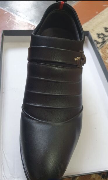 обувь ручной работы бишкек: Мужские туфли/полуботинки классические, черные. - Материал верха