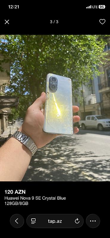 huawei 9: Huawei Nova 9 SE, 128 GB, rəng - Mavi — 3