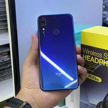 redmi note 7 цена в бишкеке: Redmi, Redmi Note 7, Б/у, 128 ГБ, цвет - Синий, 2 SIM