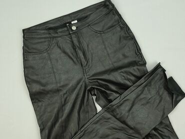 H&M Divided, Material trousers for women, size L