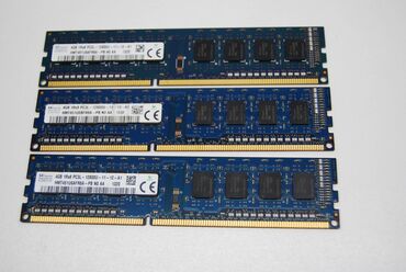 Operativ yaddaş (RAM): Operativ yaddaş (RAM) 4 GB, 1600 Mhz, DDR3, PC üçün, İşlənmiş — 14