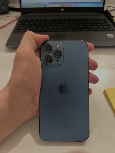 ekran wekileri: IPhone 12 Pro Max, 128 ГБ, Pacific Blue, Face ID
