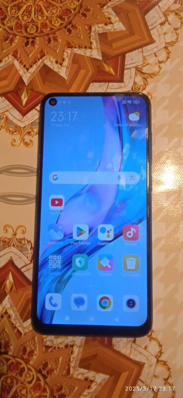 Xiaomi: Xiaomi Redmi Note 9, 128 GB, rəng - Göy, 
 Sensor, Barmaq izi, İki sim kartlı