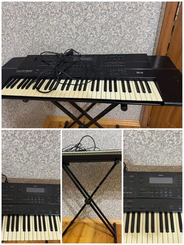 Akkordeonlar: Sintezator satilir isləkdi baha alinib,səs gucləndirici yoxdu oda