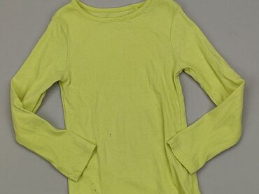 zielona bluzka z falbanką: Bluzka, Next, 5-6 lat, 110-116 cm, stan - Dobry