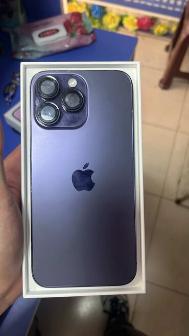 a15 ikinci el: IPhone 14 Pro Max, 256 ГБ, Deep Purple, Гарантия, Беспроводная зарядка, Face ID