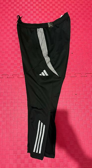 поясь: Мужской спортивный костюм, 2XL, Adidas, Новый, цвет - Черный, Самовывоз — 6