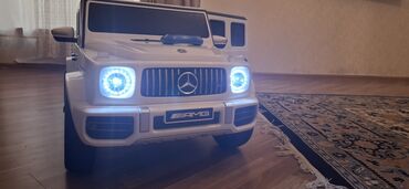 ucuz uşaq maşınları: Uşaq maşını Mercedes G63 AMG ideal vəziyətdədi akumlyator adapterini