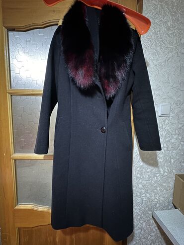 Пальто: Пальто, Классика, Зима, Кашемир, Длинная модель, С поясом, S (EU 36)