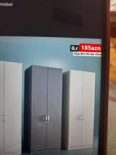 Smart: İşlənmiş, Kupe, 2 qapılı Künc dolab, Qarderob, paltar dolabı