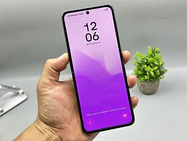 Уюлдук телефондор жана аксессуарлар: Samsung Galaxy Z Flip 3, Колдонулган, 256 ГБ, түсү - Көк, 2 SIM, eSIM — 5