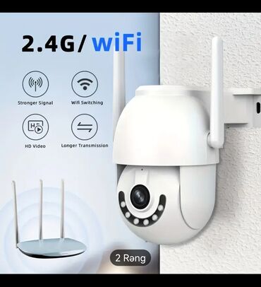 Videomüşahidə: Nəzarət və təhlükəsizlik kamerası satılır yenidi 64 GB kart üstünde