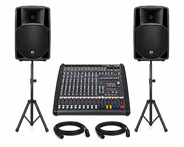 audio mikser: RCF ART 715-A Aktiv Səs Sistemi Dəsti Dəstə daxildir: 2 ədəd RCF ART — 1