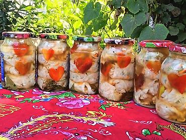 Kompotlar: Təbii ev konservləri və bal - Qabıqlı narıncı meyvələrdən hazırlanmış — 13