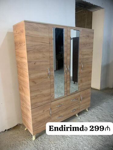 Çarpayılar: Yeni, Açılan, 4 qapılı Düz dolab