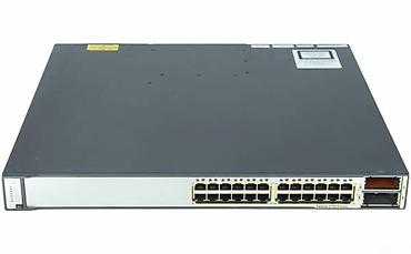 Cisco Catalyst WS-C3750E-24TD-E Switch + CVR-X2-SFP TwinGig Module