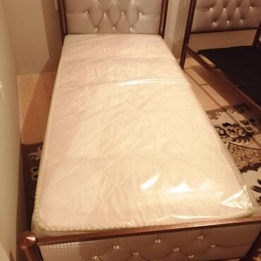 Sifarişlə çarpayılar: Birnəfərlik, Bazasız, Ödənişli matras, Siyirməsiz, Ukrayna, Metal — 15