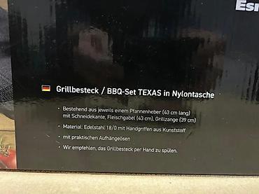 Sve za roštilj: Esmeyer Texas – set alata za roštilj u torbi - Komplet od 3 dela — 7