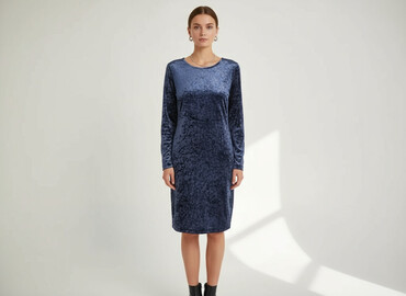 elegancka sukienka z szyfonowymi rękawami: Sukienka damska, rozmiar S