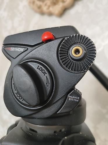 инстакс фотоаппарат: ШТАТИВ Manfrotto с жидкостной видеоголовой 501HDV и напольным — 4