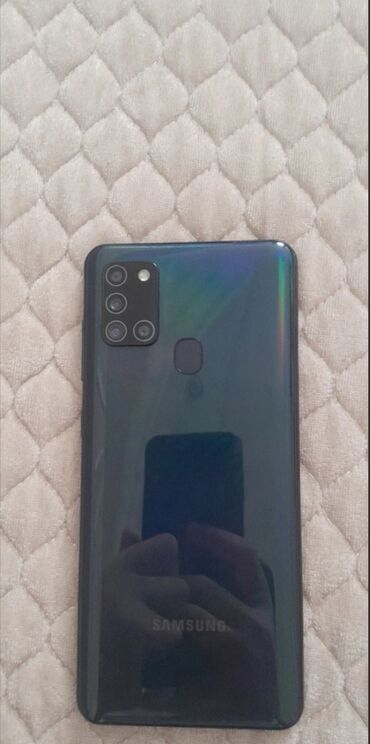 Samsung Galaxy A21S, 64 GB, rəng - Qara, Qırıq, Sensor, Barmaq izi