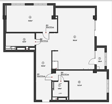 памир строй квартиры: 3 комнаты, 118 м², Асанбай мкр Элитка, 4 этаж, Свежий ремонт — 8