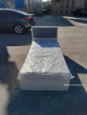 Təknəfərlik uşaq çarpayıları: Oğlan və qız üçün, Yeni, Çarpayı, Bazasız, Matras ilə — 3