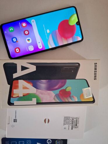 телефоны флай е141тв: Samsung Galaxy A41, 64 ГБ, цвет - Черный
